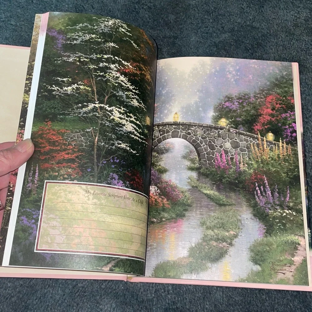 Thomas Kinkade A journal of Faith&Love MOTHERS MEMORIES To Her Child. Hardcover